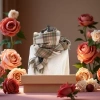 Cashmere scarf shawl for warm women, thickened, fashionable and versatile in winter, elegant Korean style Specification image